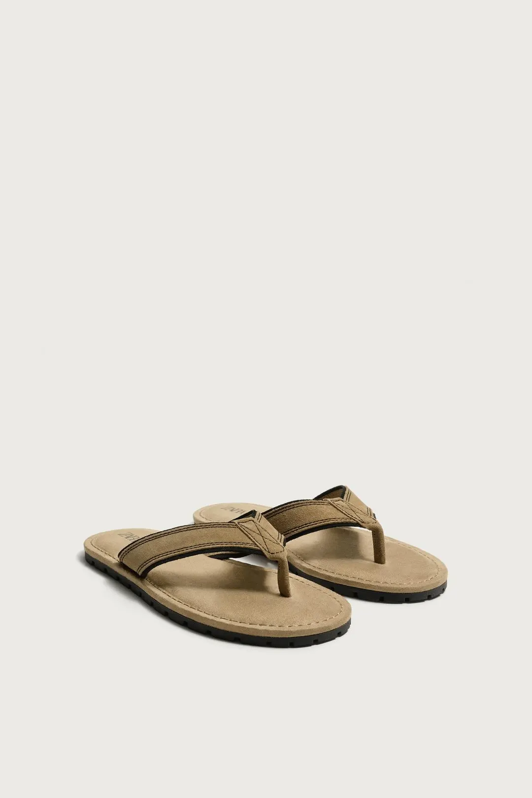 Сандалии из кожи с ремешками, Zara