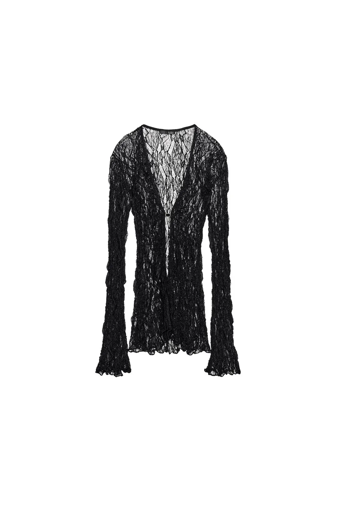 Кружевной топ с пряжкой, Zara