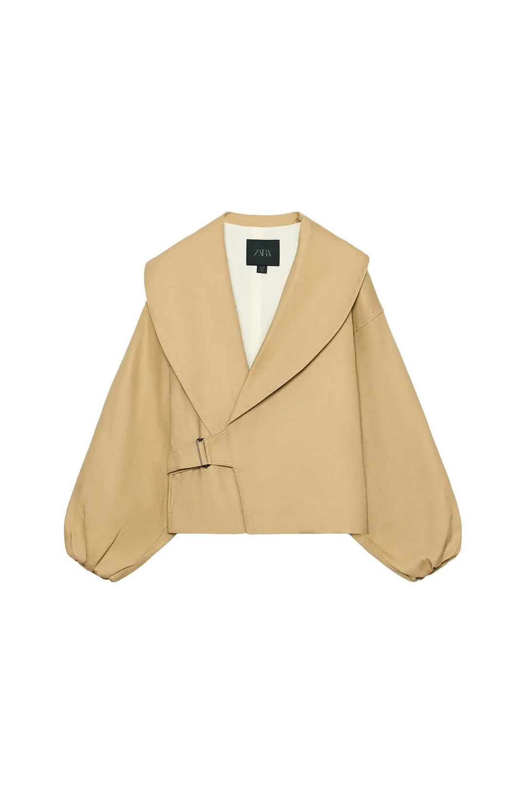Укороченная куртка с пряжкой ZW Collection, Zara