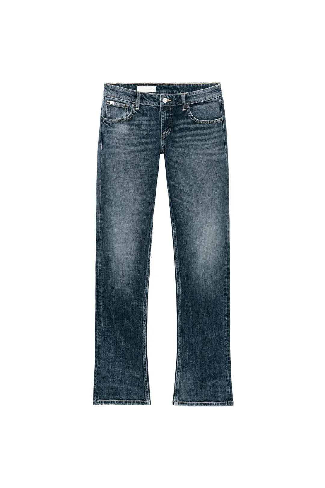 Джинсы TRF зауженного кроя Comfort с низкой посадкой, Zara