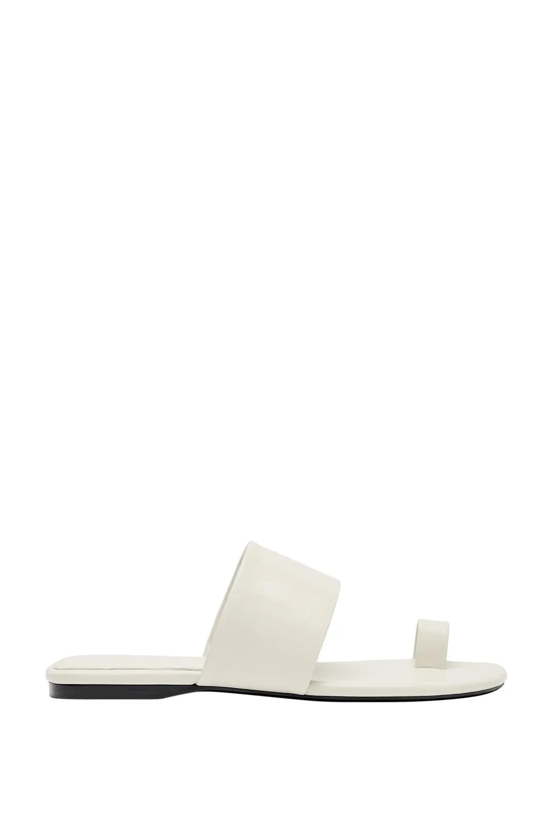 Сандалии без каблука из кожи Limited Edition, Zara