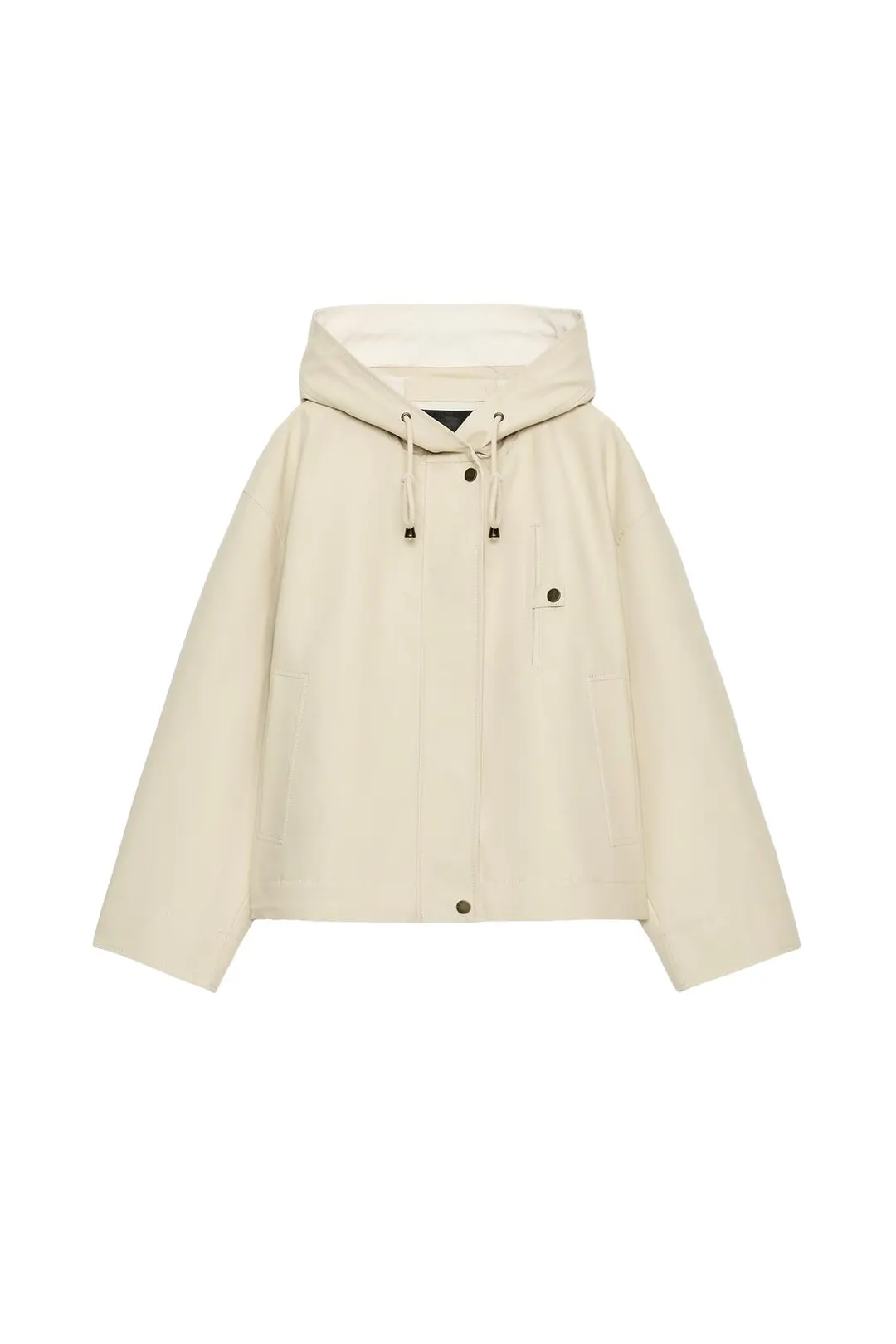 Парка с капюшоном и карманами ZW Collection, Zara