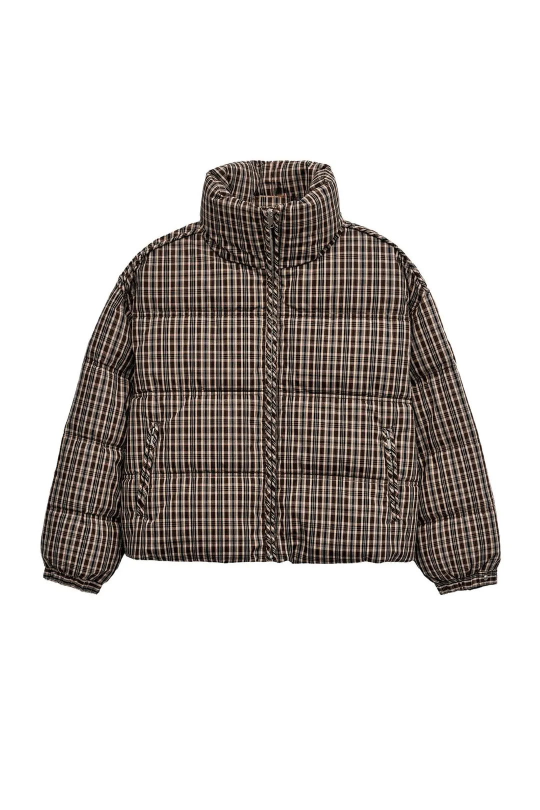 Утепленный анорак в клетку, Zara