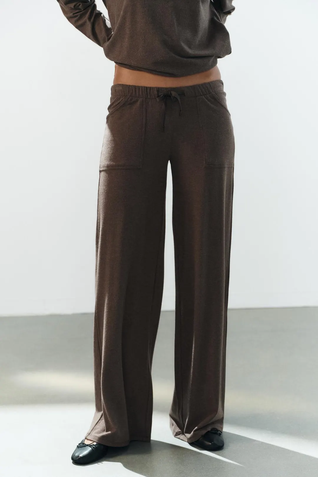 Брюки мягкие с карманами, Zara