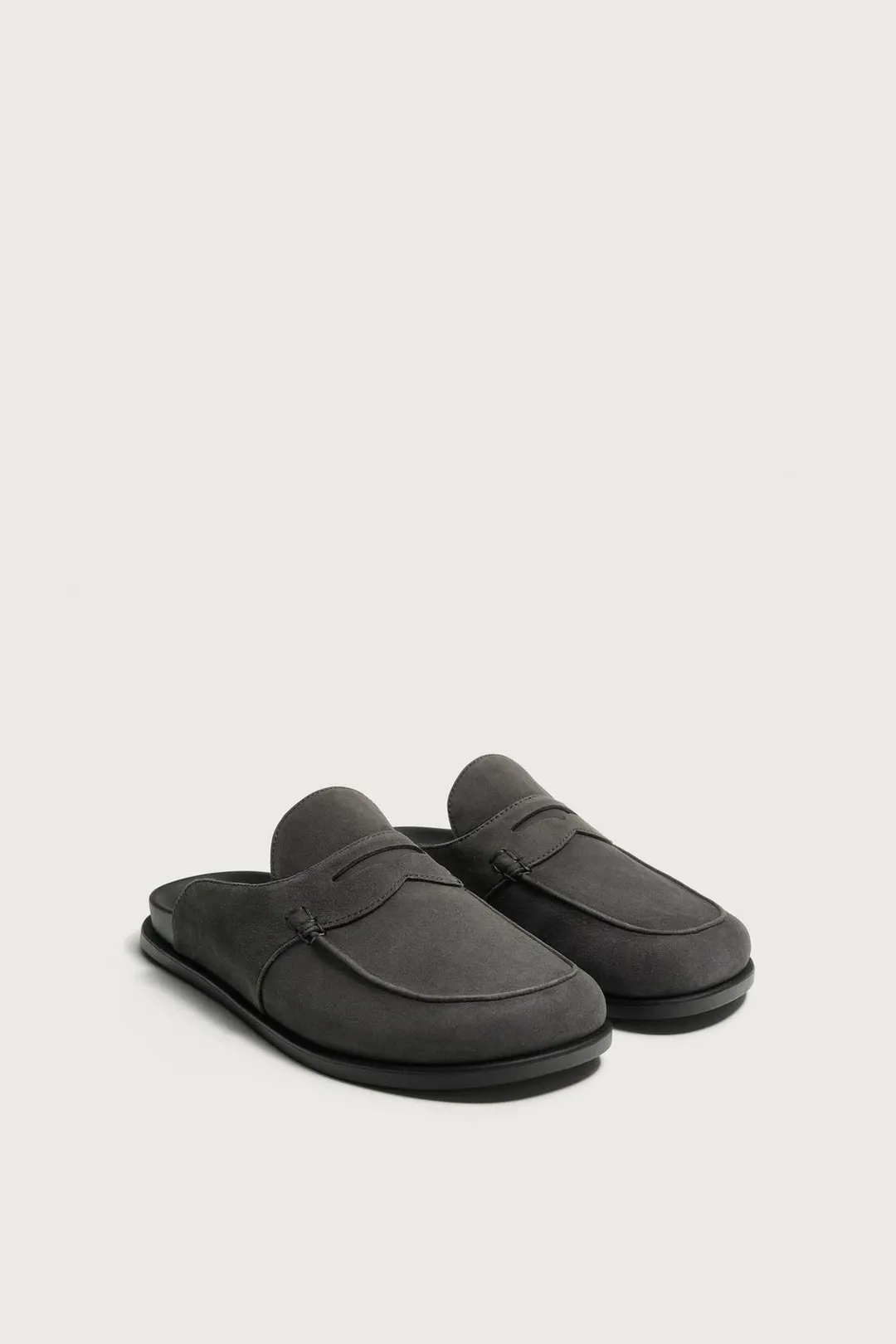 Сабо-лоферы из кожи, Zara