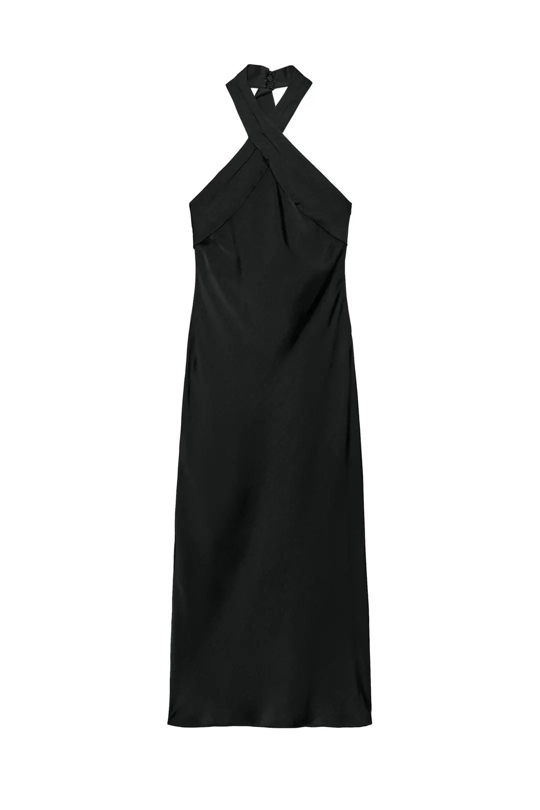 Платье миди атласное, Zara