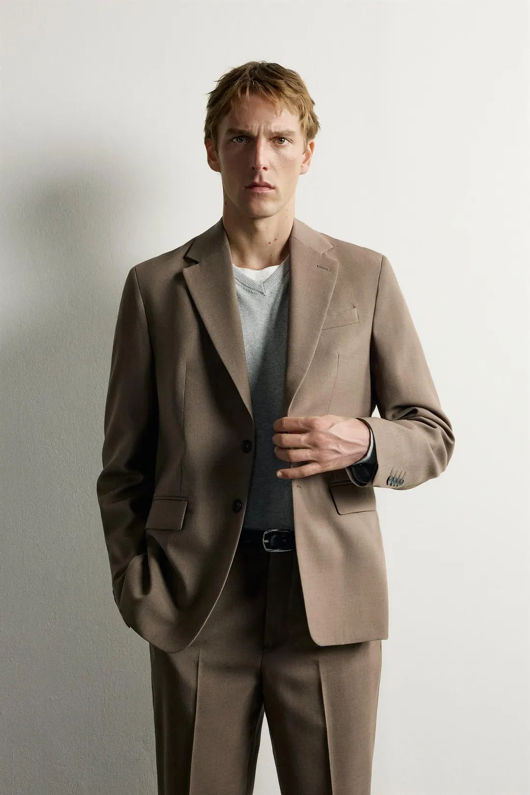 Костюмный пиджак прямого кроя, Zara