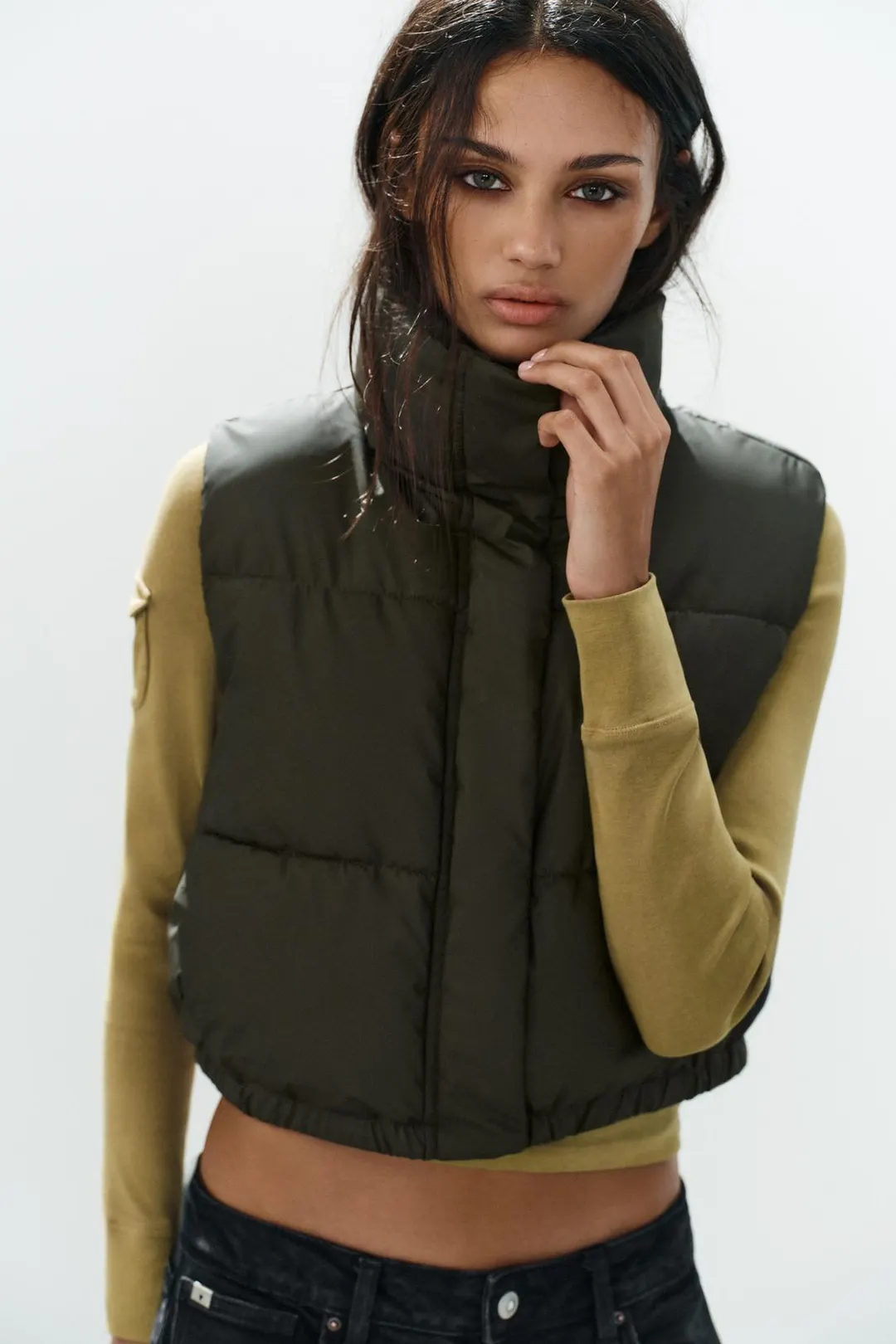 Утеплённый жилет, Zara