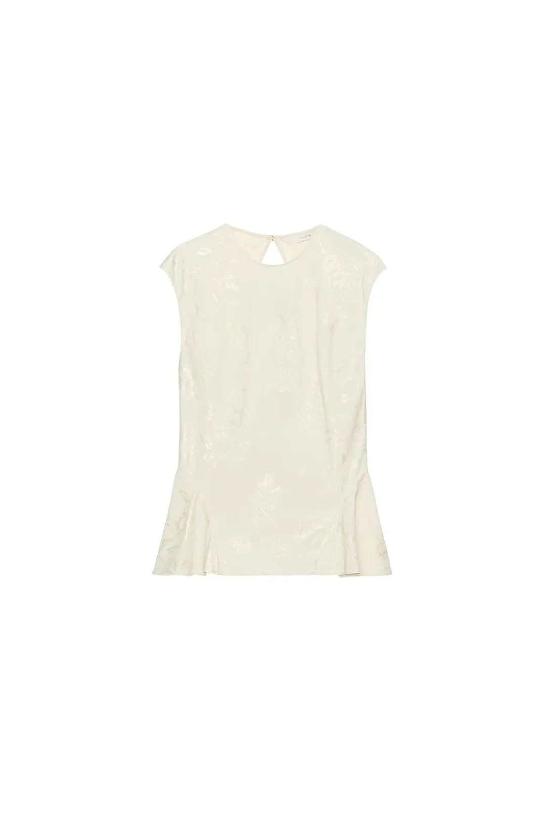Жаккардовая рубашка с баской ZW Collection, Zara