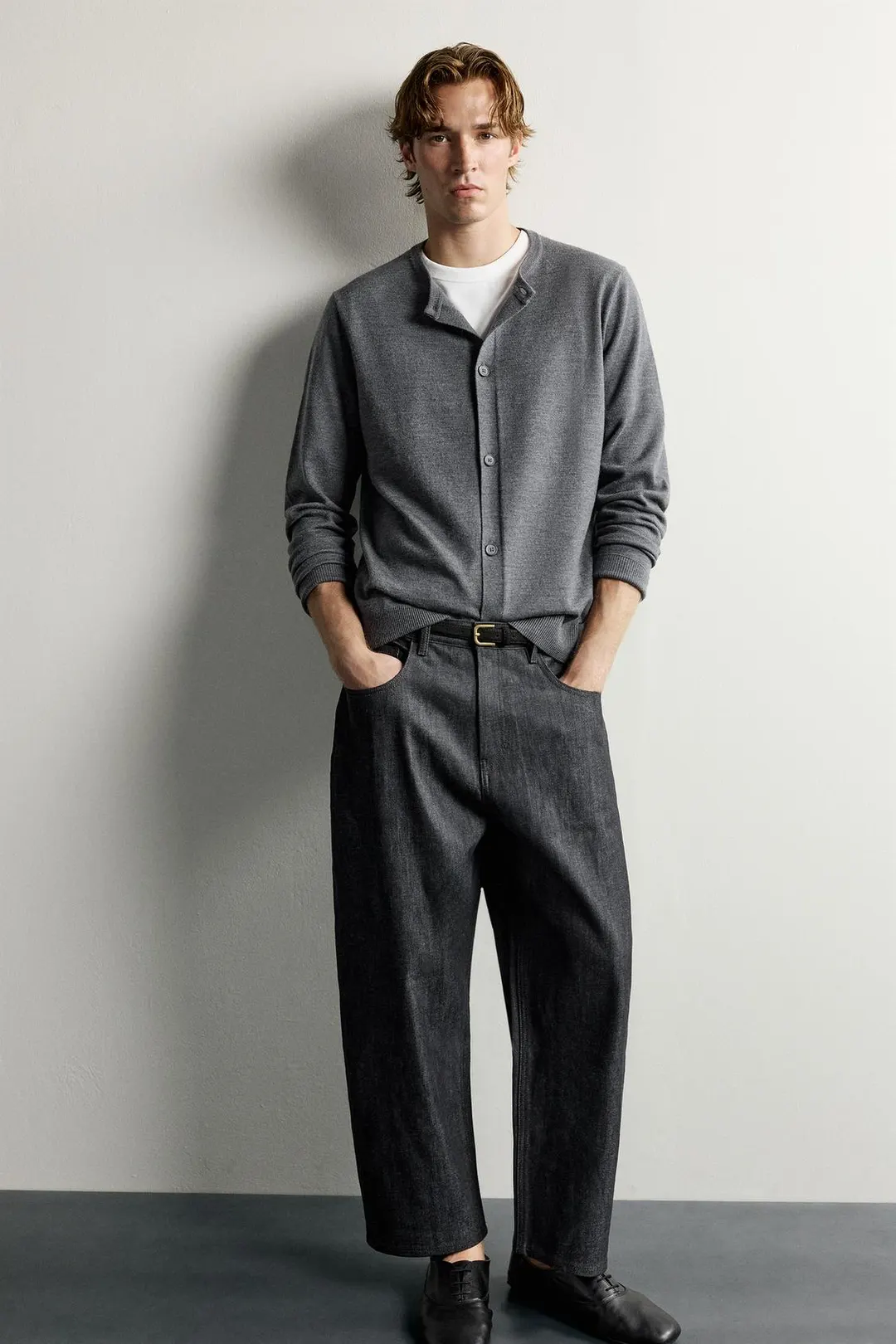 Широкие джинсы зауженного кроя, Zara