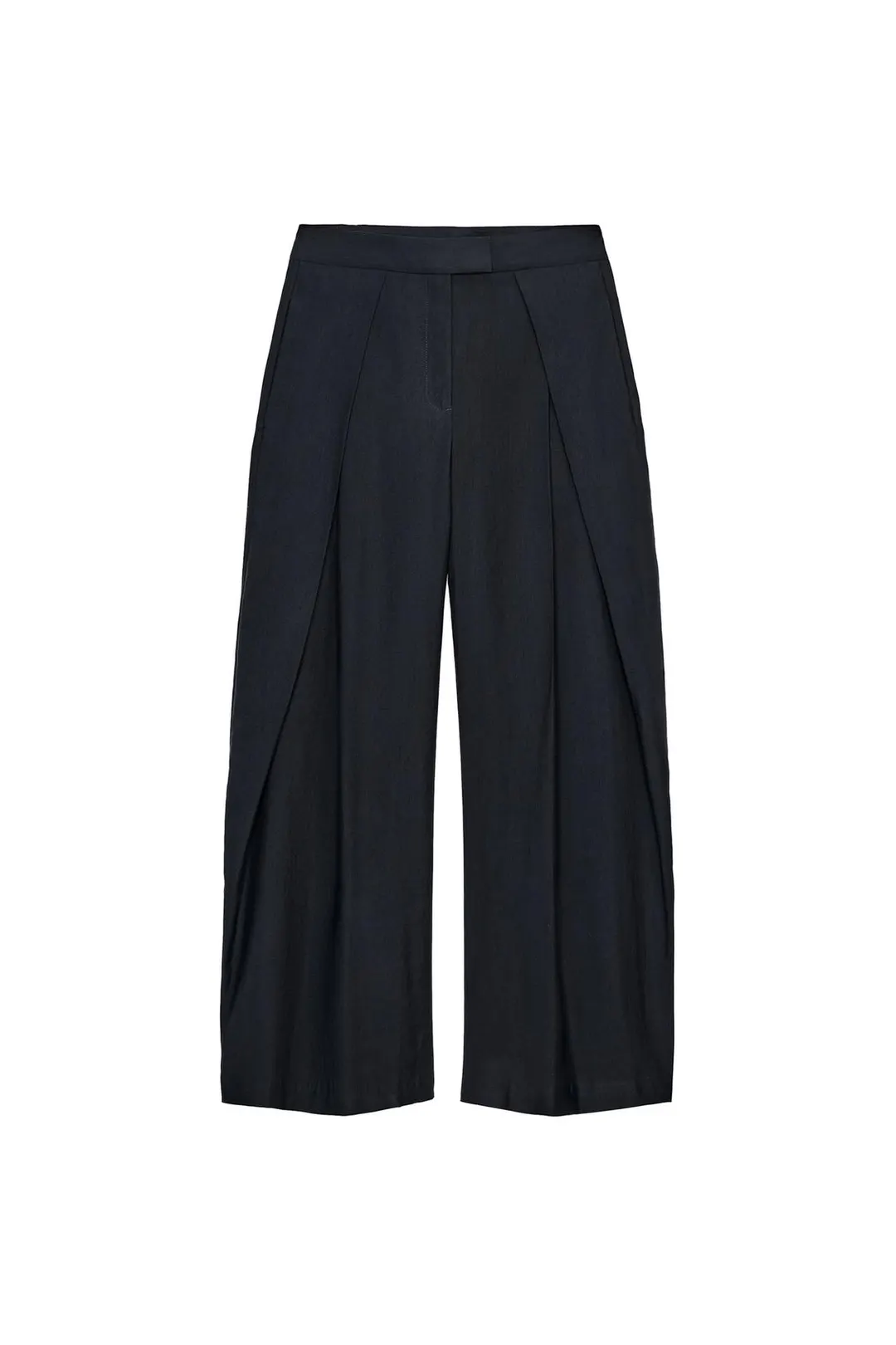 Брюки широкие ZW Collection со складками, Zara
