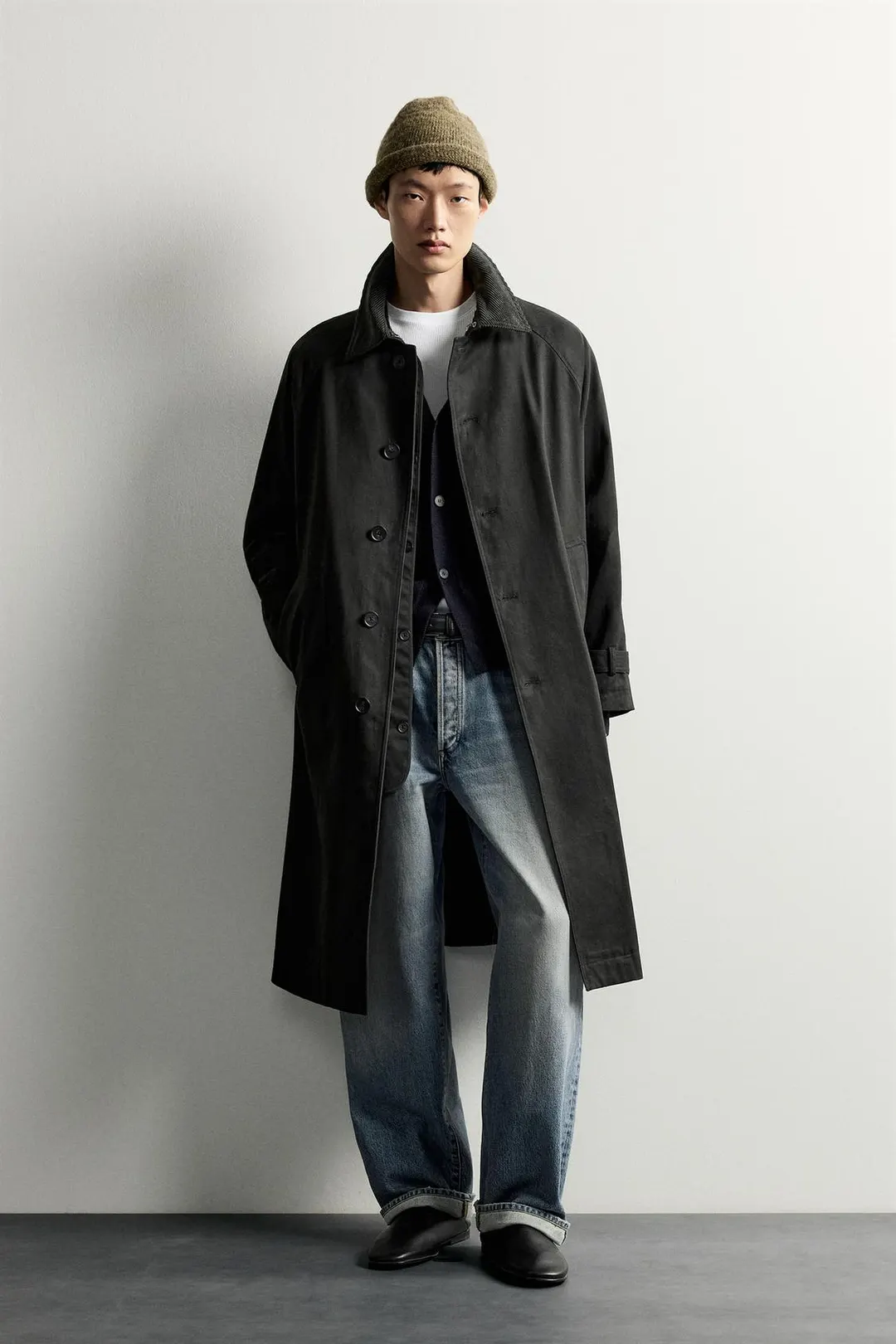 Комбинированный тренч 2 в 1, Zara
