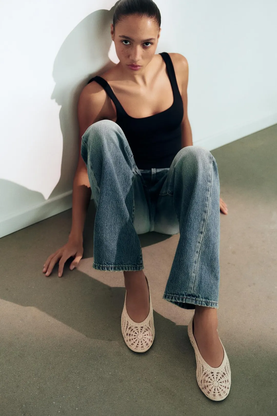 Балетки кроше, Zara