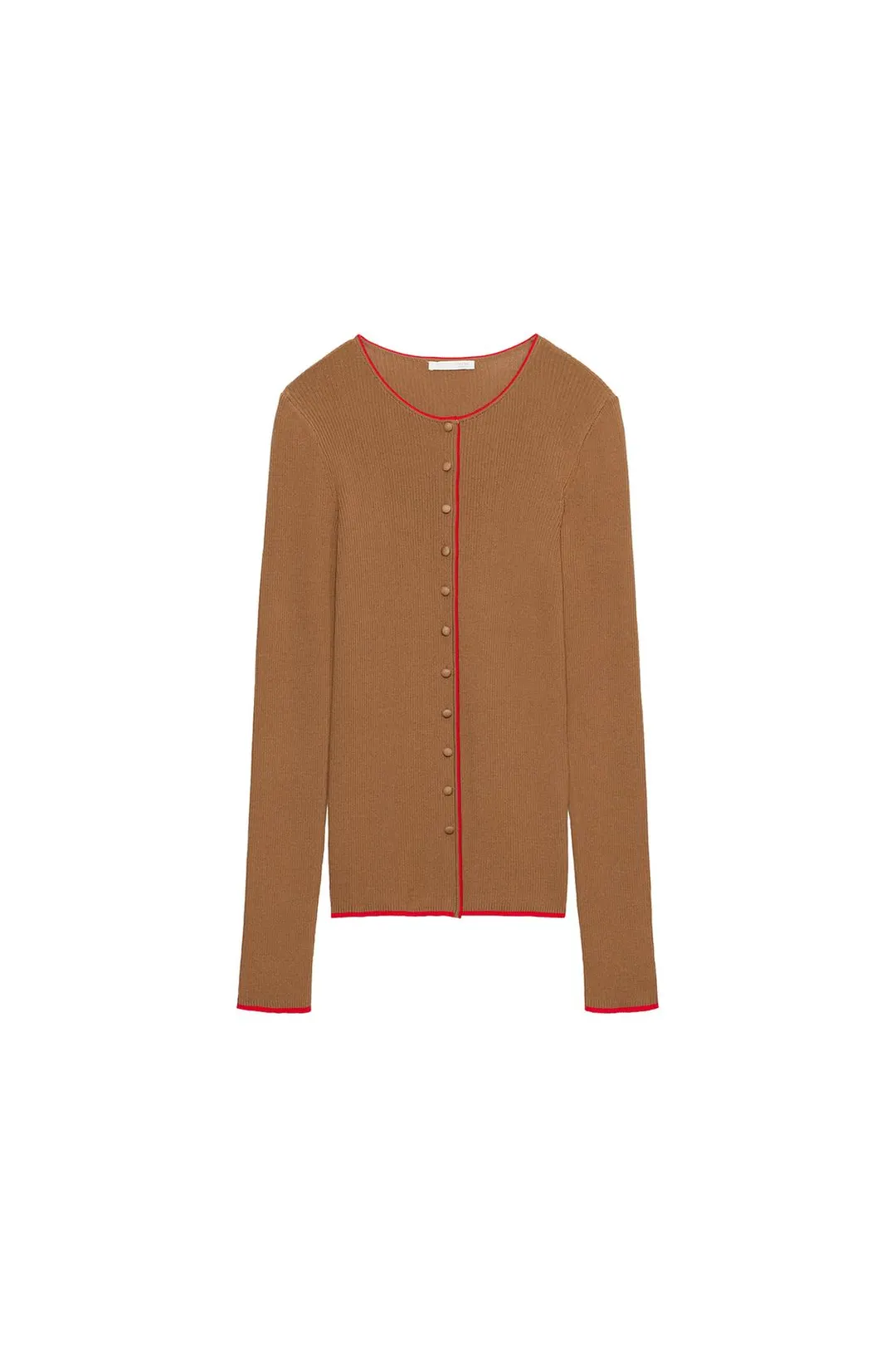 Кардиган с контрастной отделкой, Zara