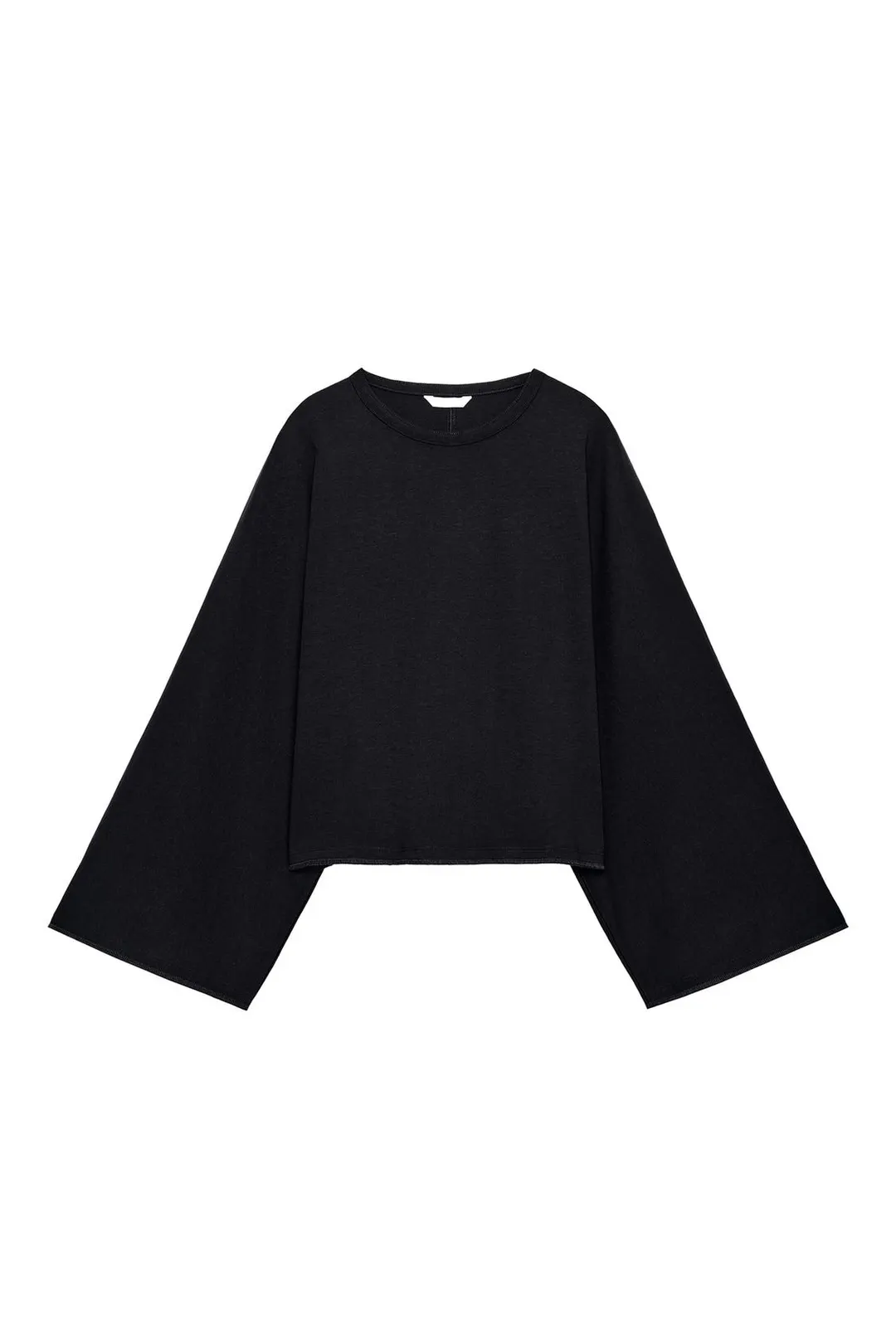 Футболка из хлопка с широкими рукавами, Zara