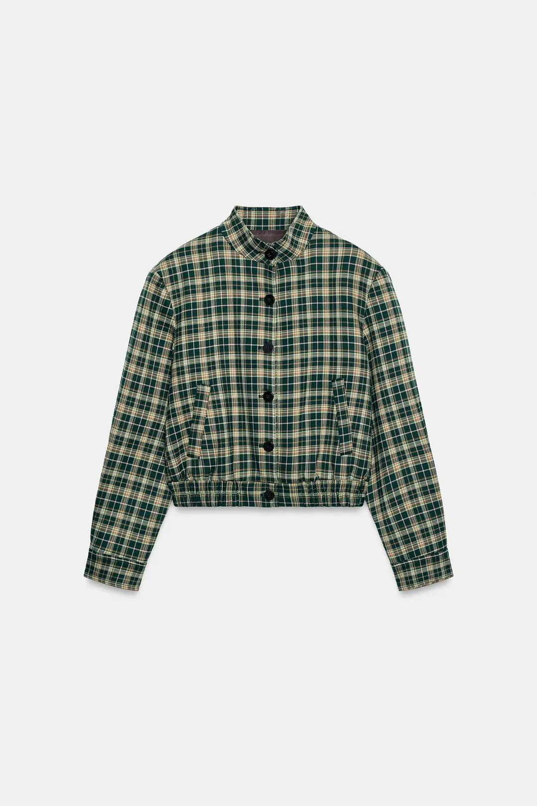 Клетчатая куртка-бомбер, Zara