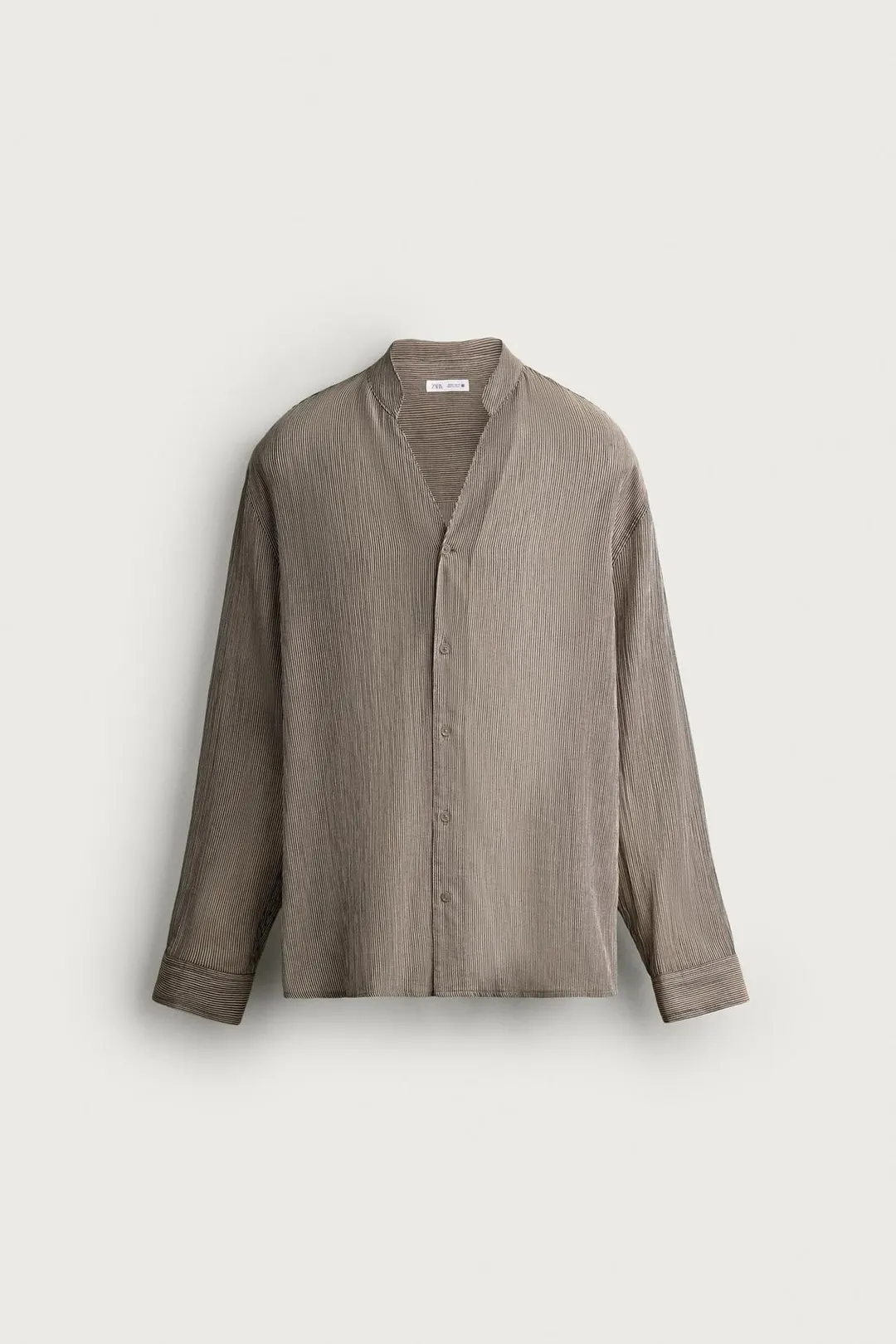Жаккардовая рубашка свободного кроя, Zara