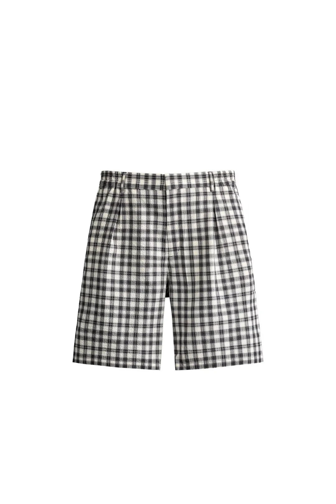 Бермуды свободного кроя в клетку, Zara