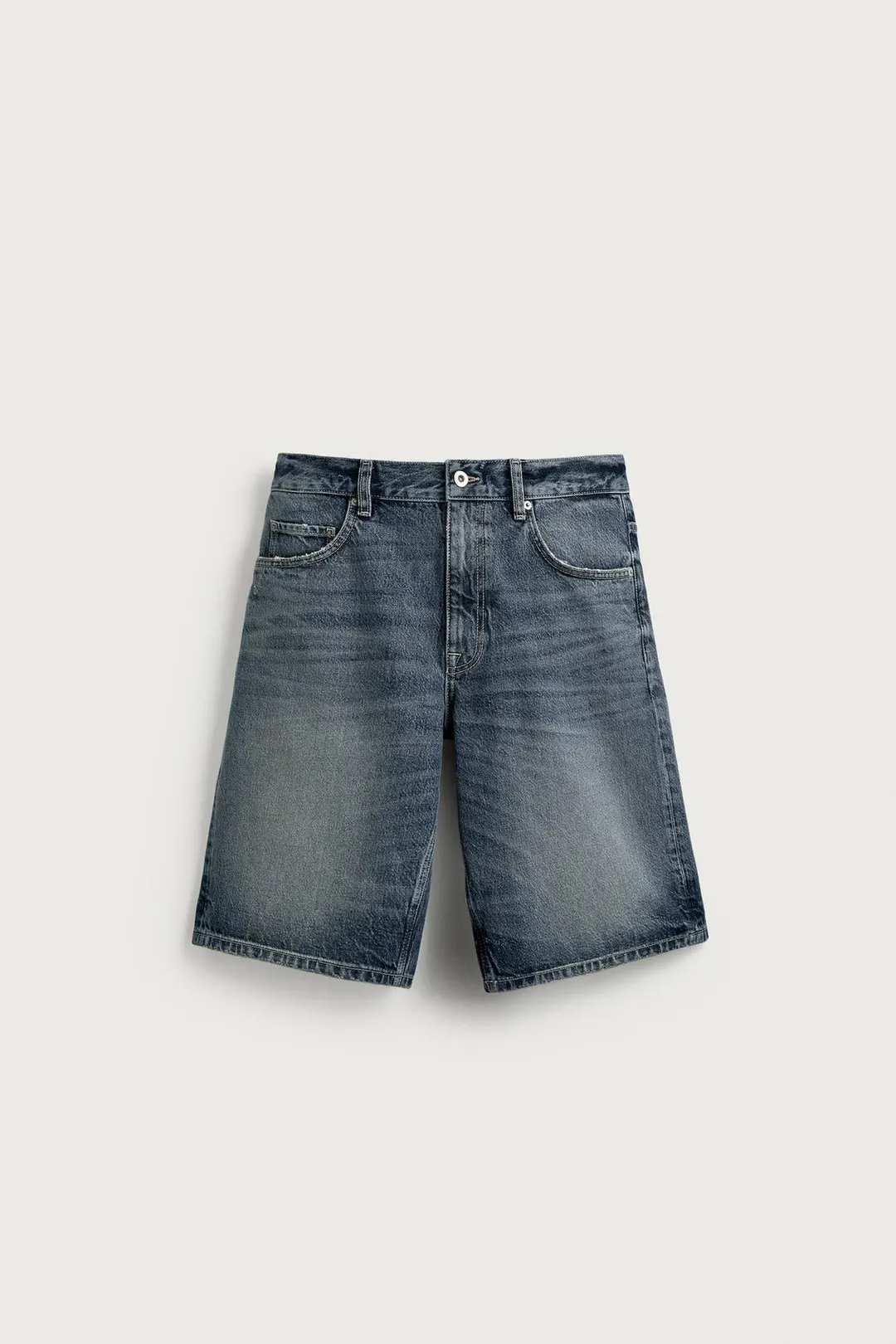 Джинсовые бермуды свободного кроя, Zara