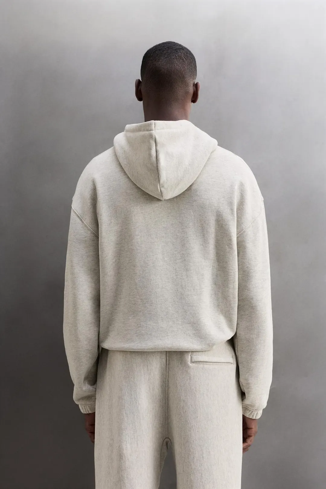 Худи из хлопка на молнии, Zara