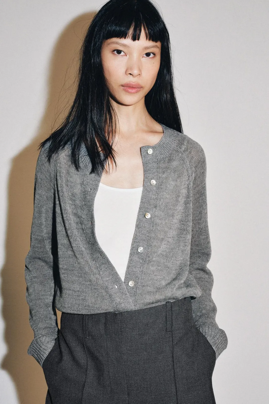 Кардиган из смесовой шерсти, Zara