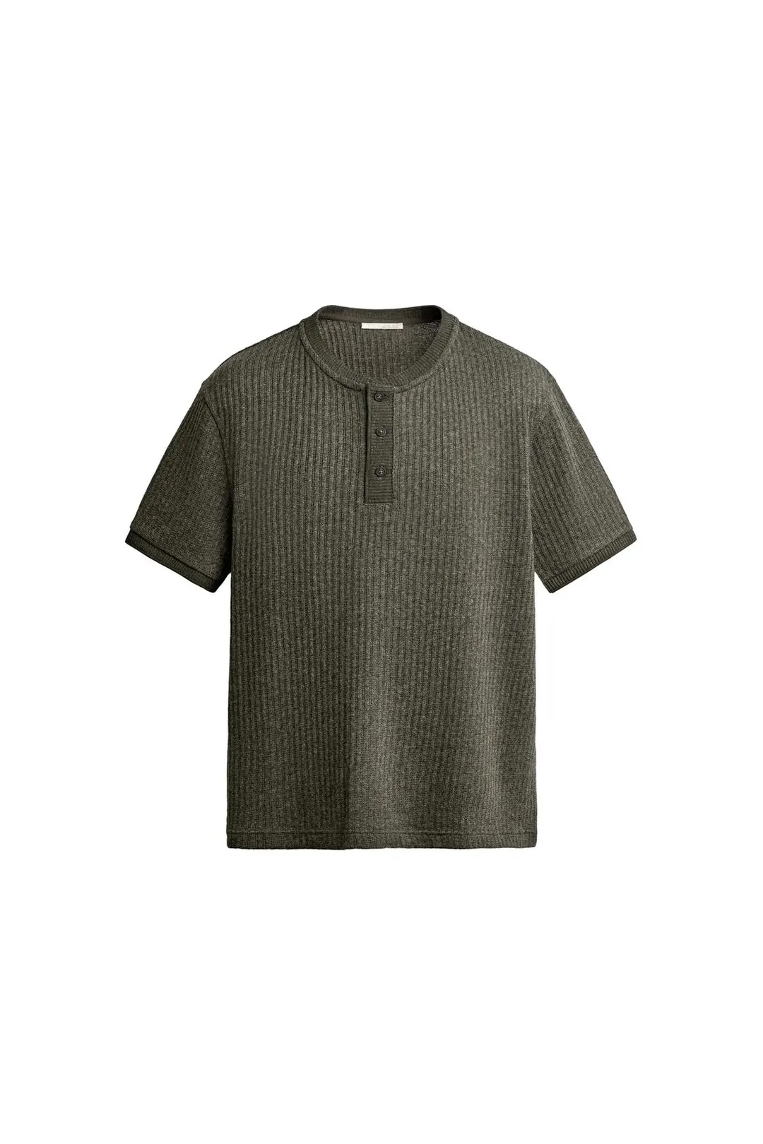 Футболка хенли в рубчик, Zara