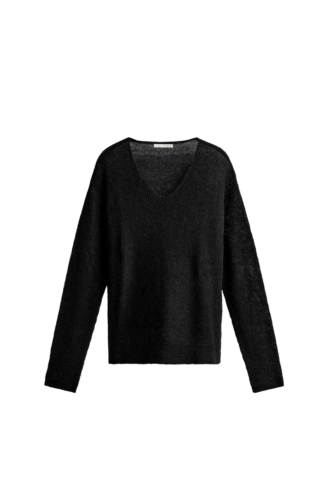 Фактурный джемпер с V-образным вырезом, Zara