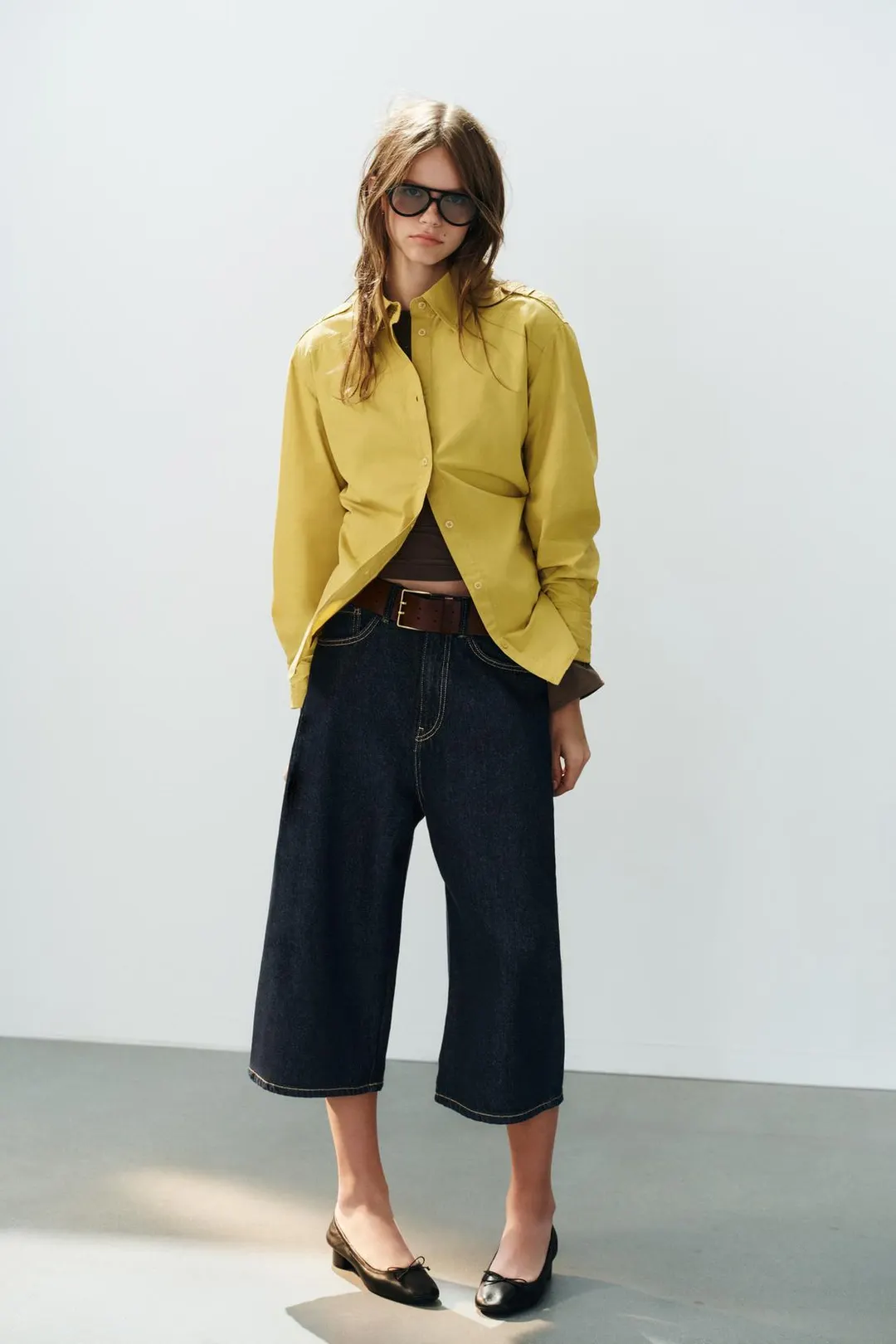 Рубашка-тренч с хлястиками, Zara