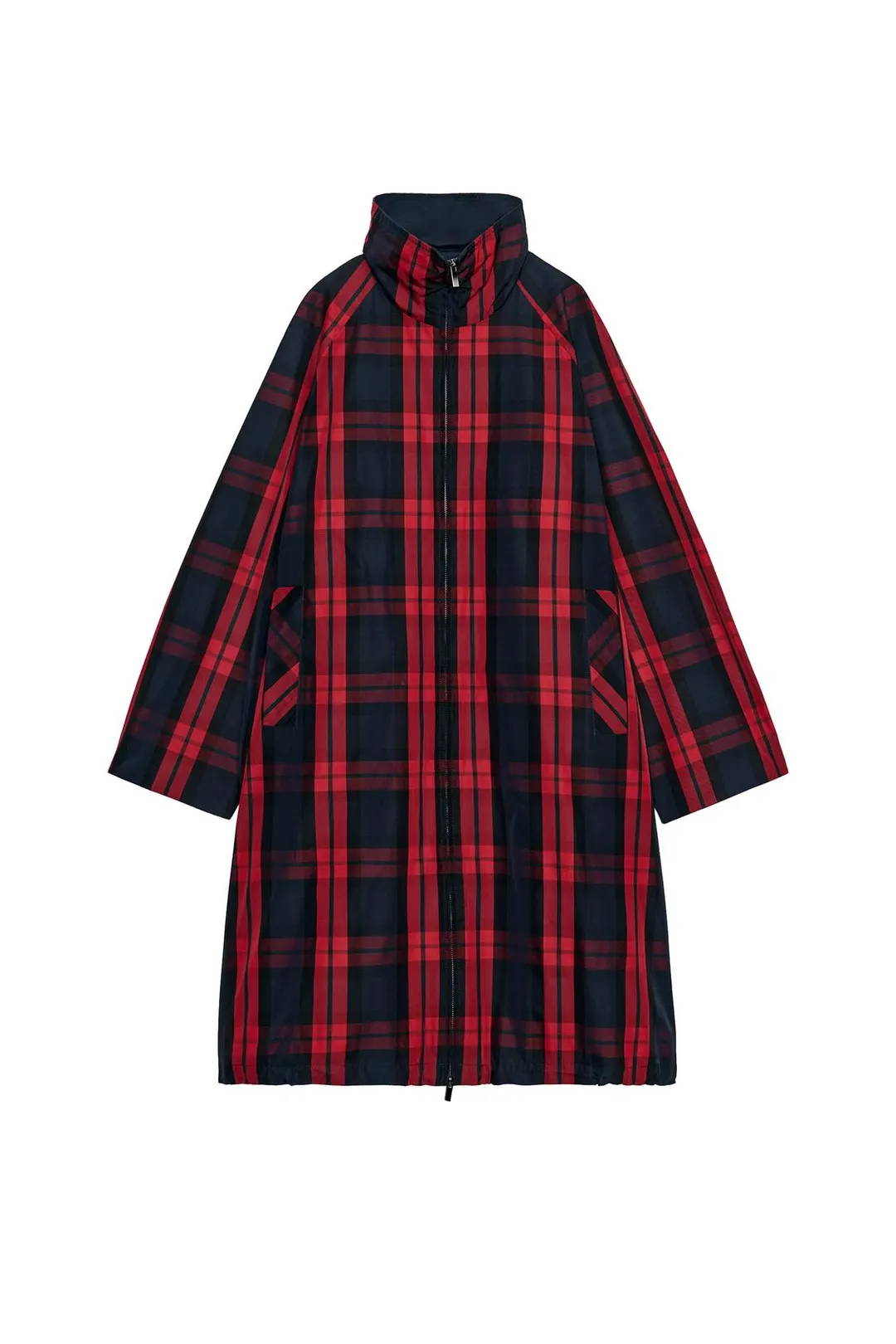 Тренч миди в клетку ZW Collection, Zara