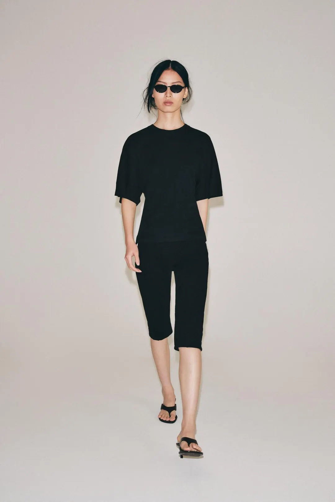 Футболка облегающего кроя из хлопка SUPIMA®, Zara
