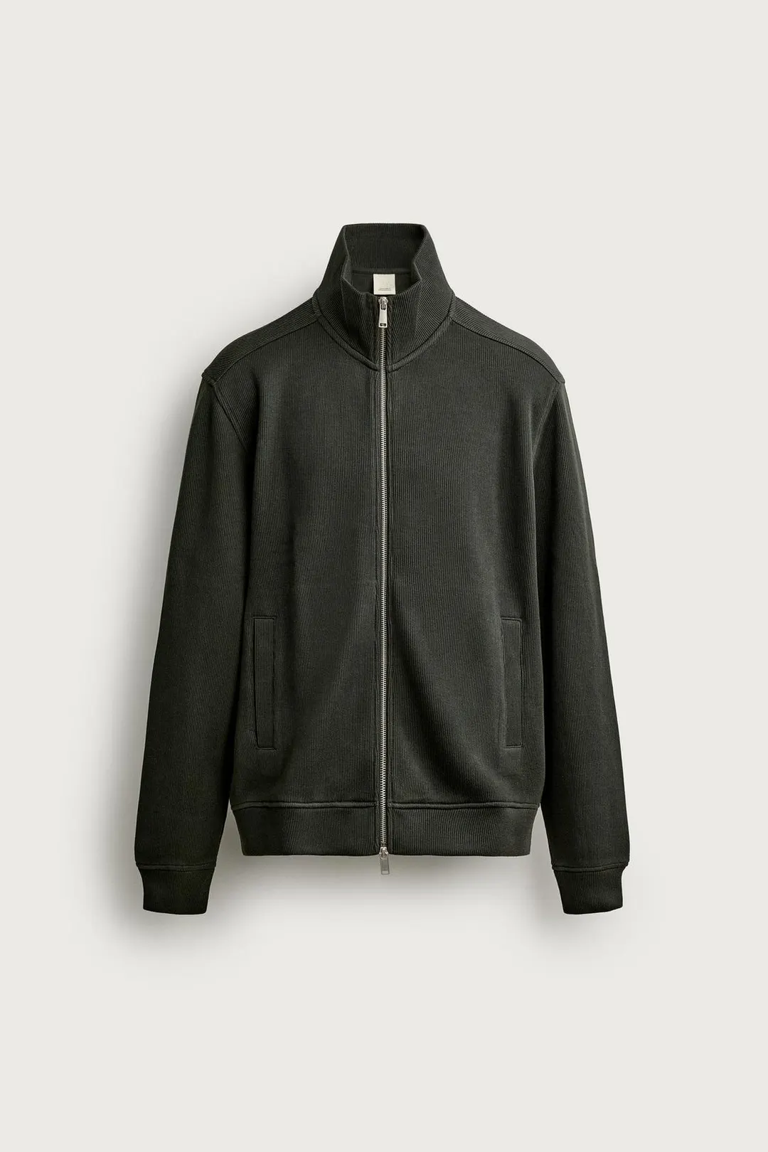Куртка стандартного кроя в рубчик, Zara