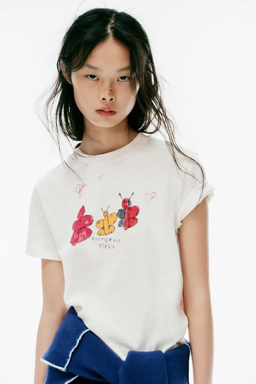 Футболка с мультяшным принтом, Zara