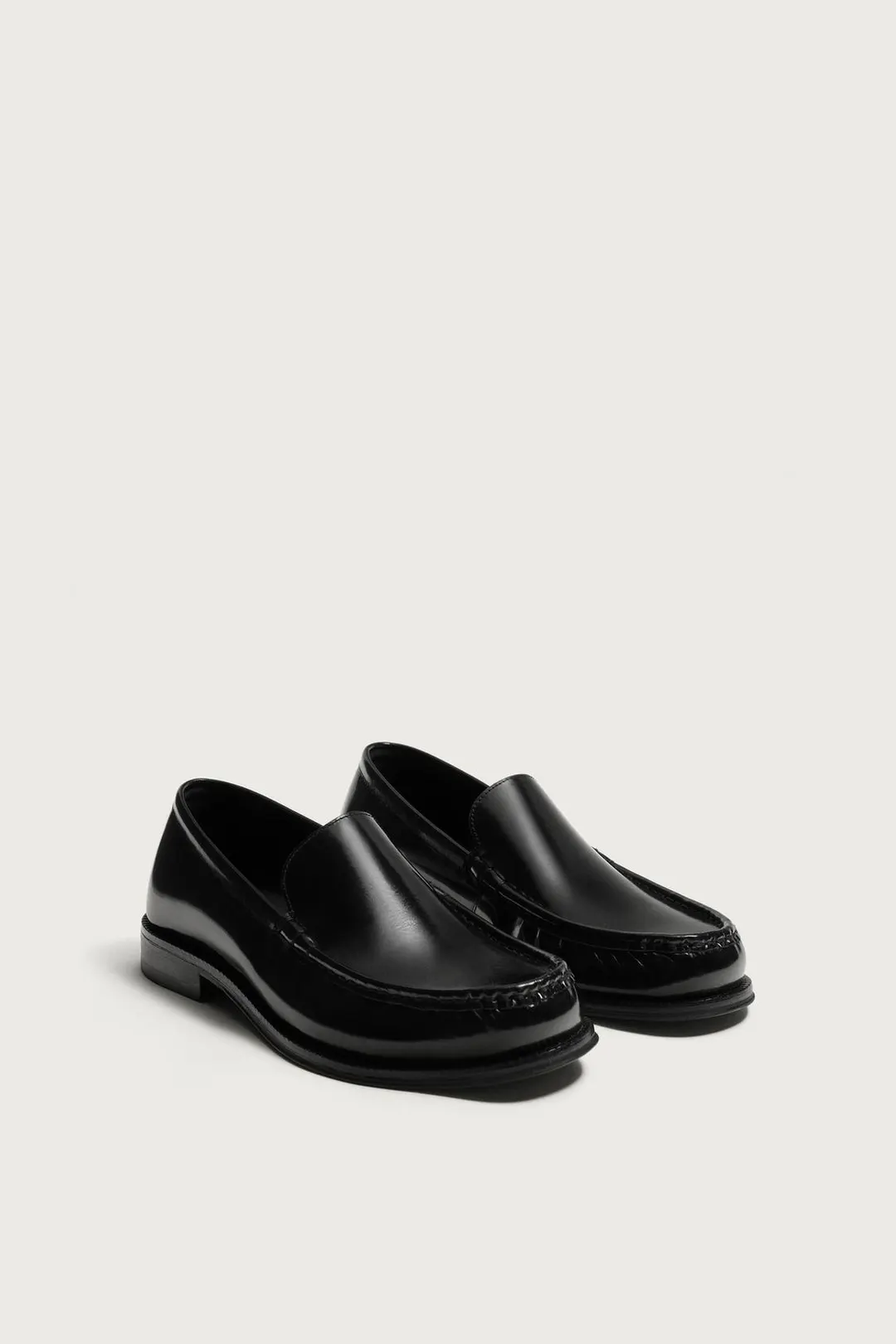 Лоферы классические кожаные, Zara