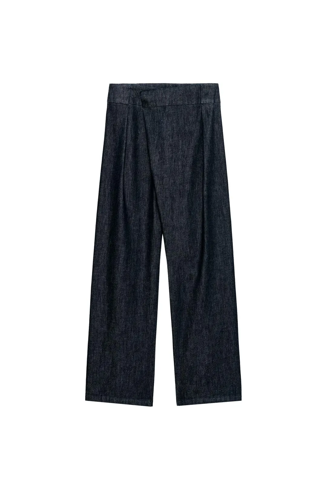 Широкие джинсы Z1975 с высокой посадкой и запахом, Zara