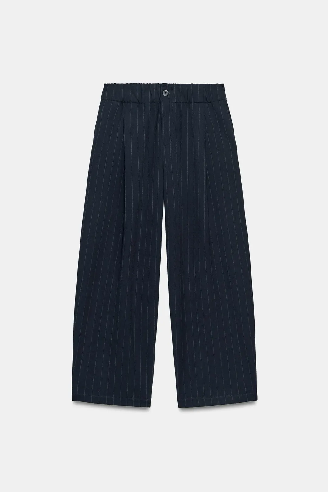 Брюки укороченные на резинке, Zara