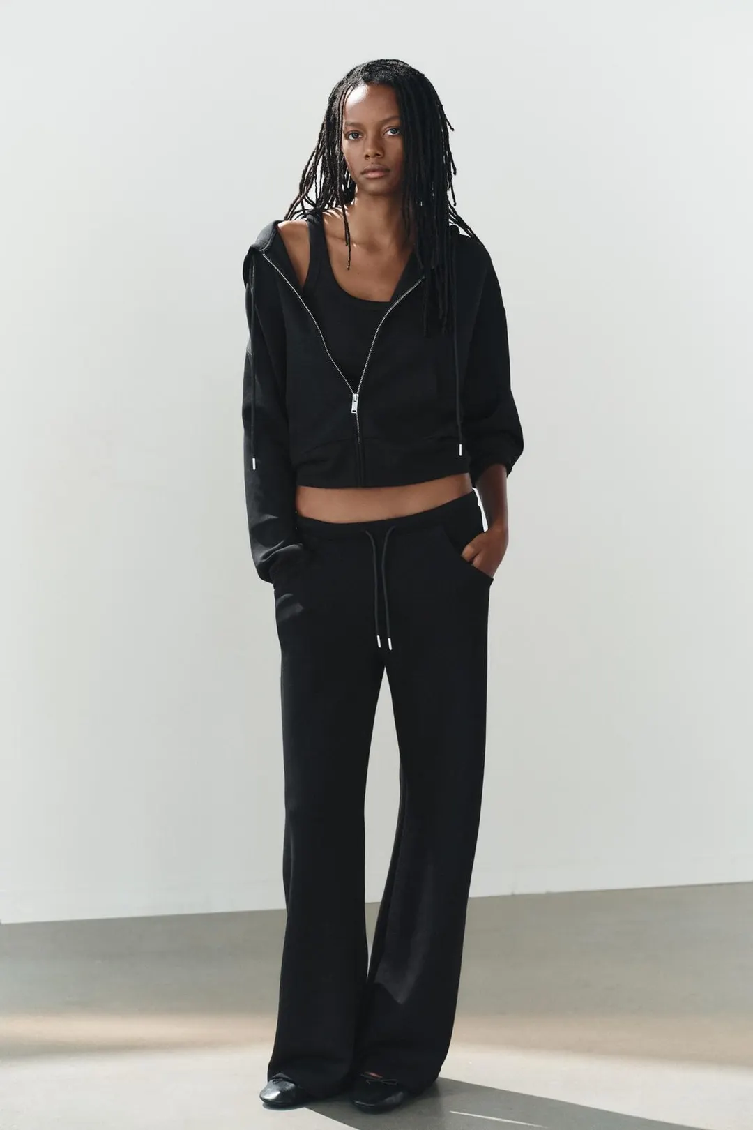 Худи из интерлока, Zara