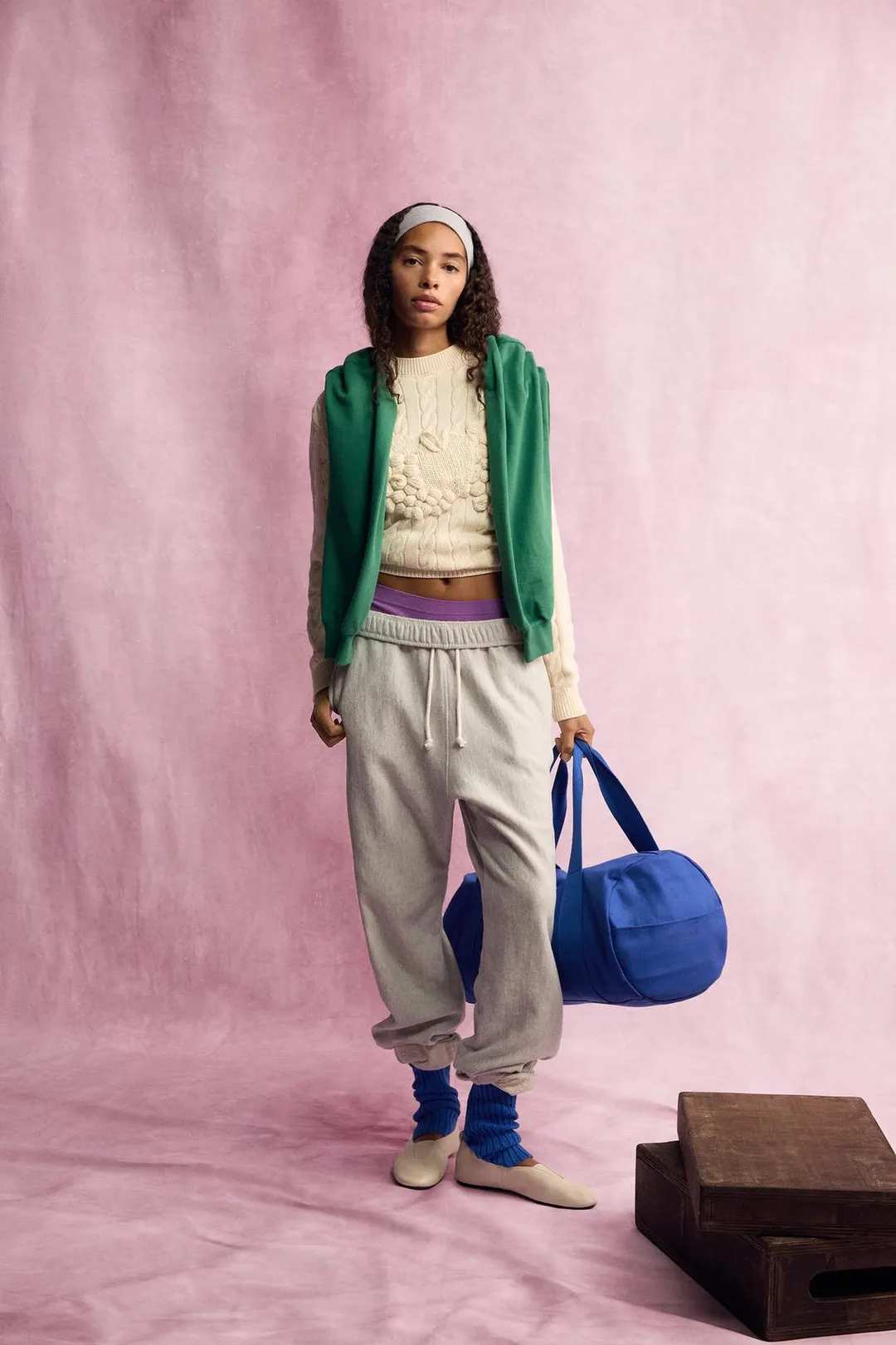Фактурный свитер с косами Fruit of the Loom™, Zara