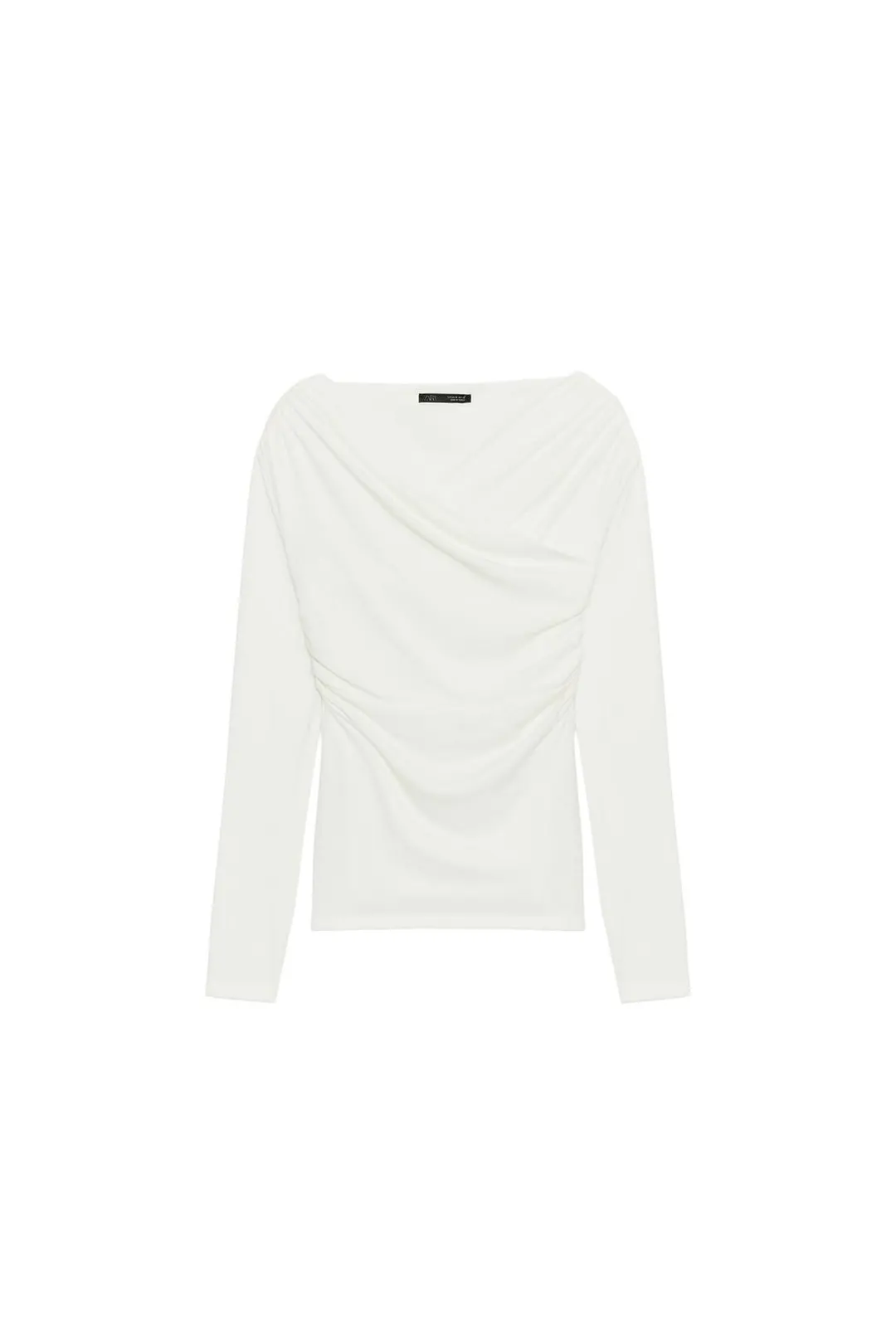 Топ с драпировкой и запахом, Zara