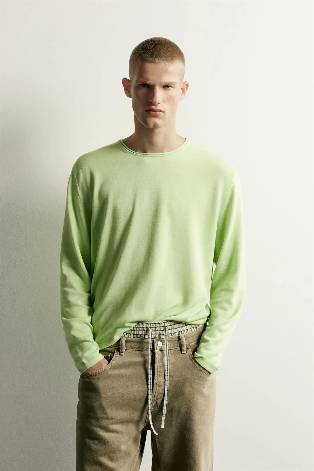 Джемпер свободного кроя из хлопка, Zara