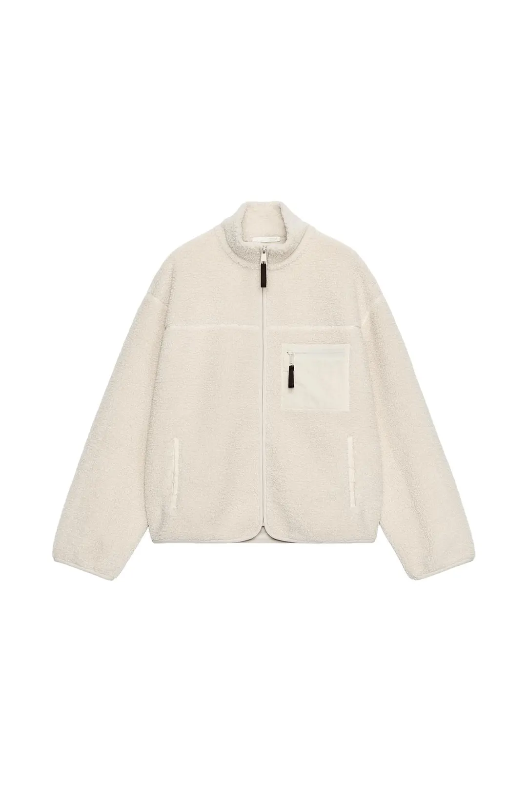 Куртка из искусственной овчины с карманами, Zara