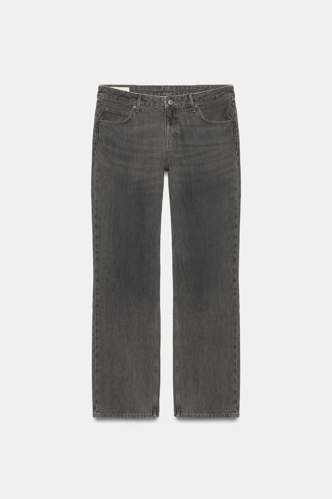 Джинсы прямого кроя с низкой посадкой TRF, Zara