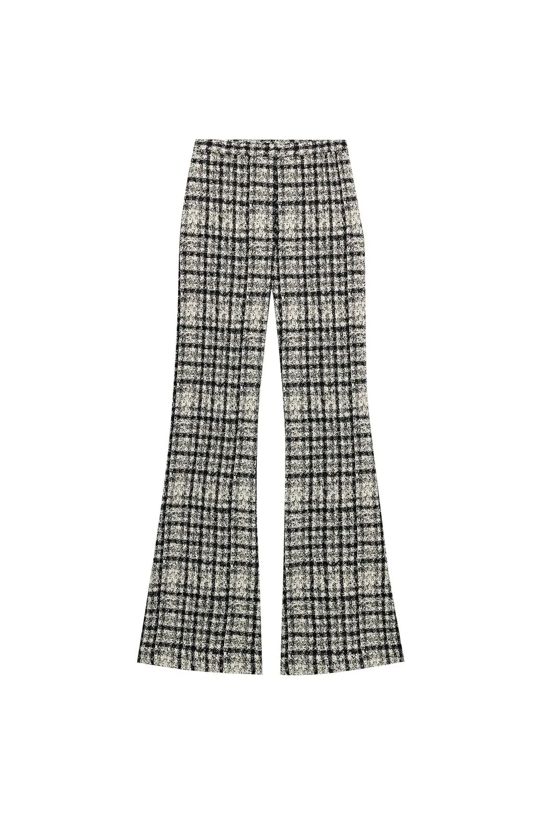 Расклешенные брюки в клетку, Zara