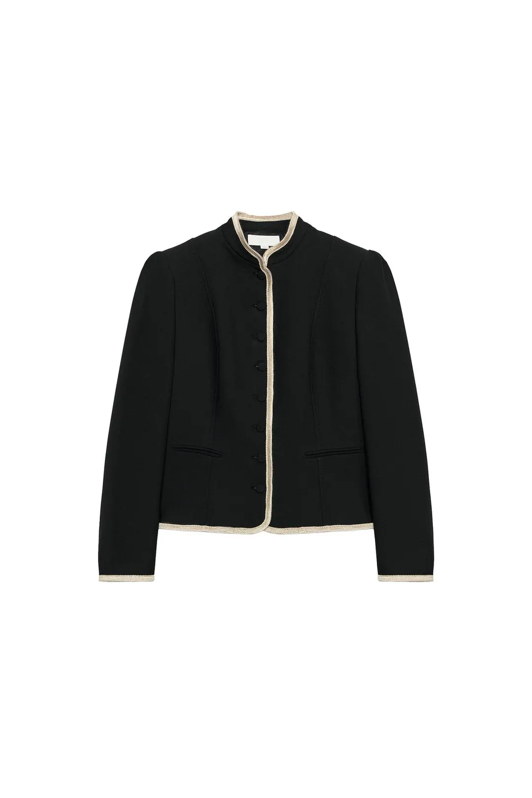 Блейзер с контрастной отделкой, Zara