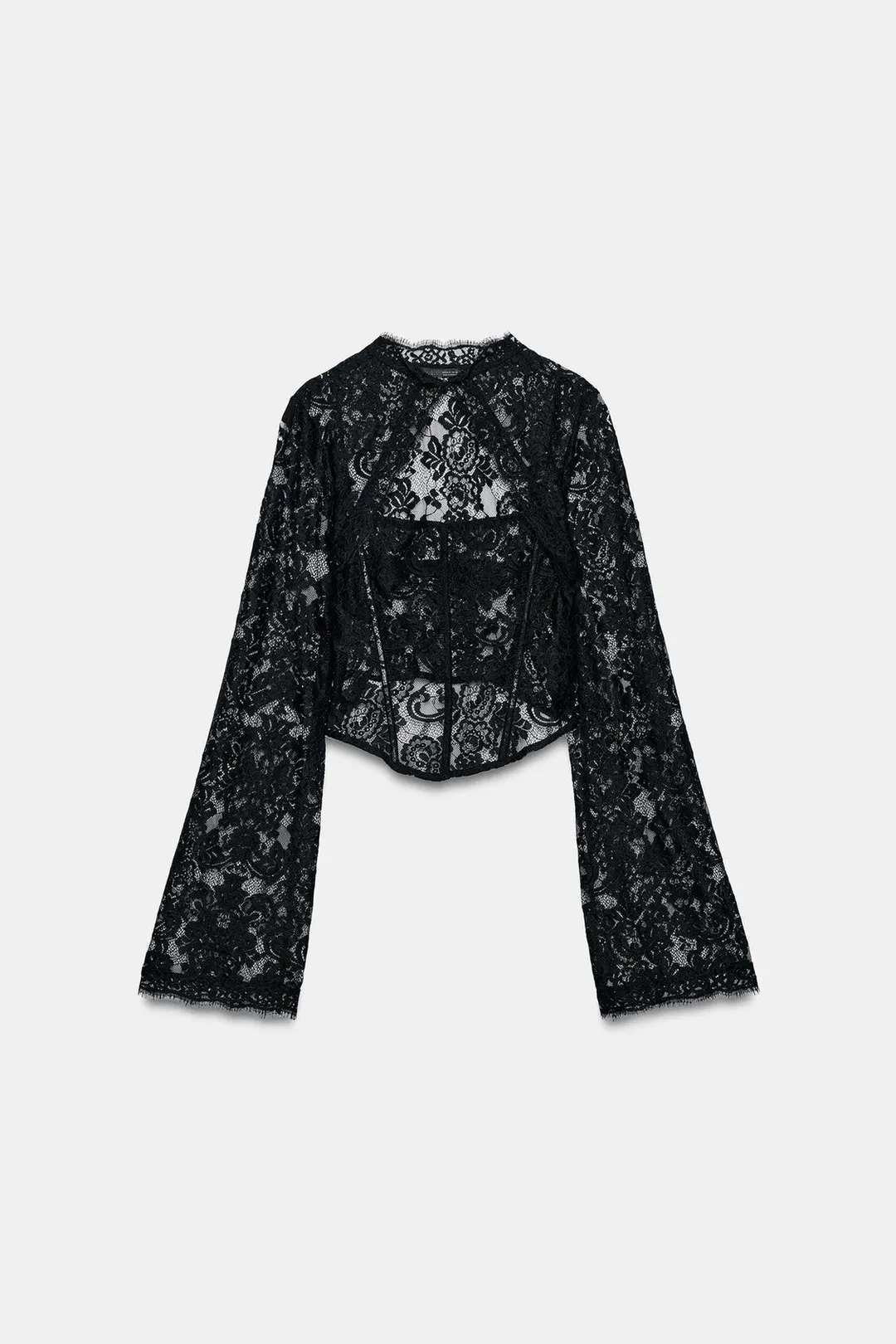 Топ-корсет кружевной, Zara