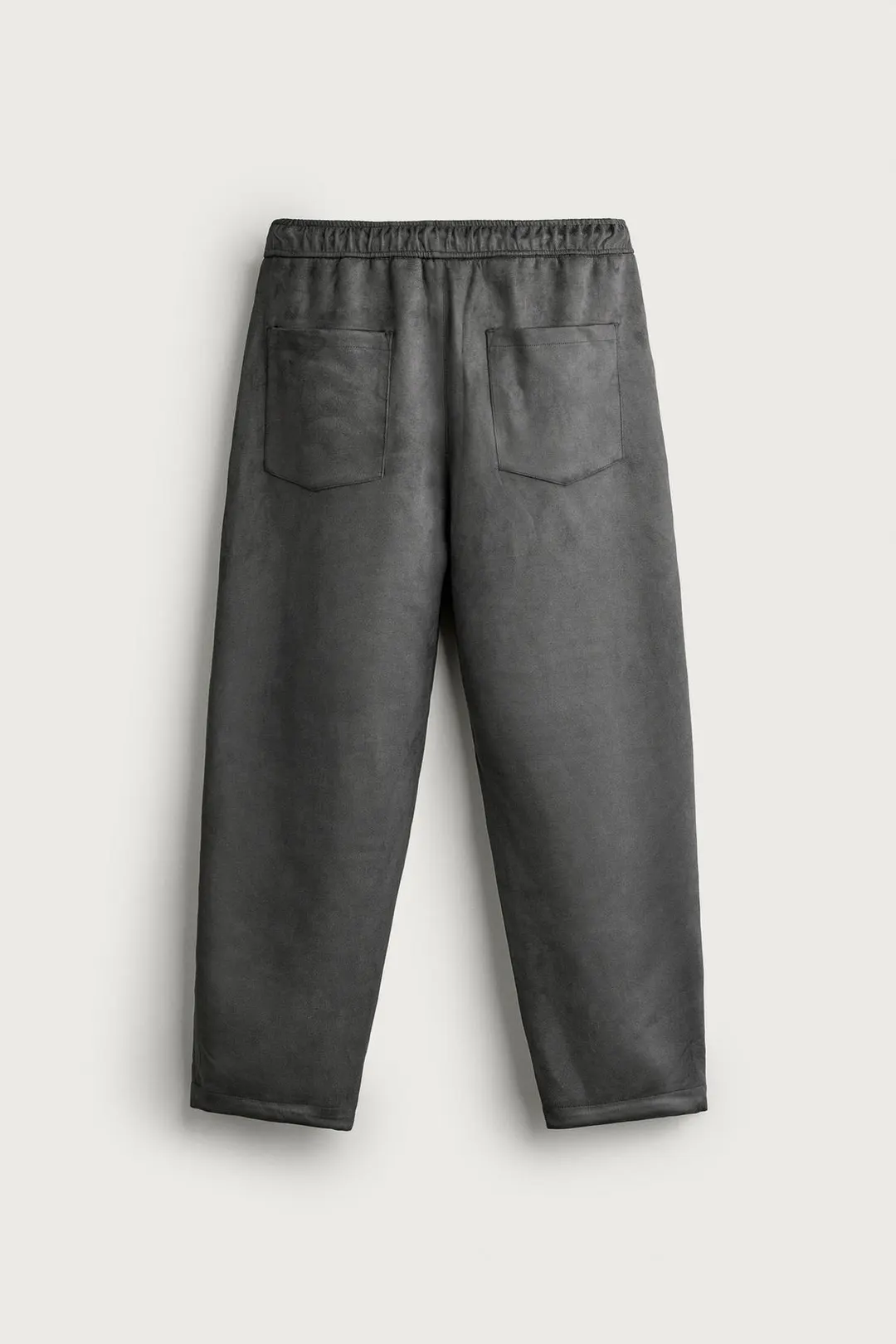 Брюки широкого кроя из искусственной замши, Zara