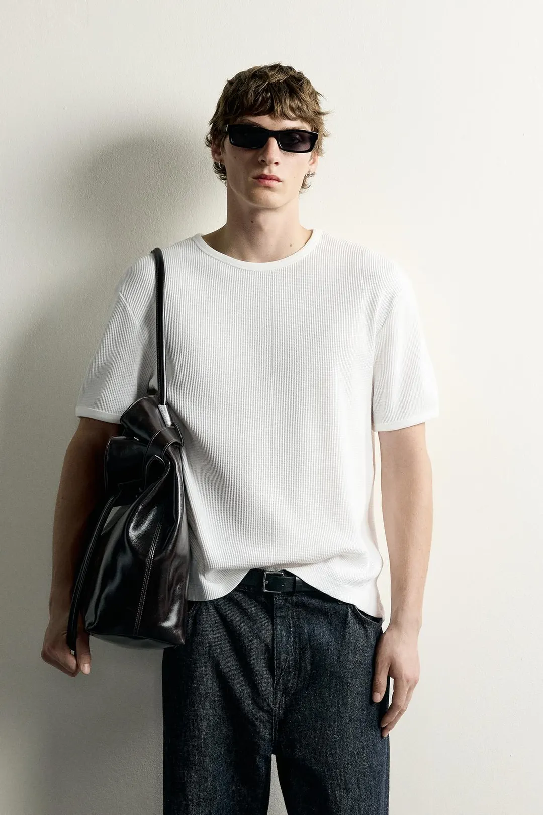 Футболка вафельной вязки, Zara