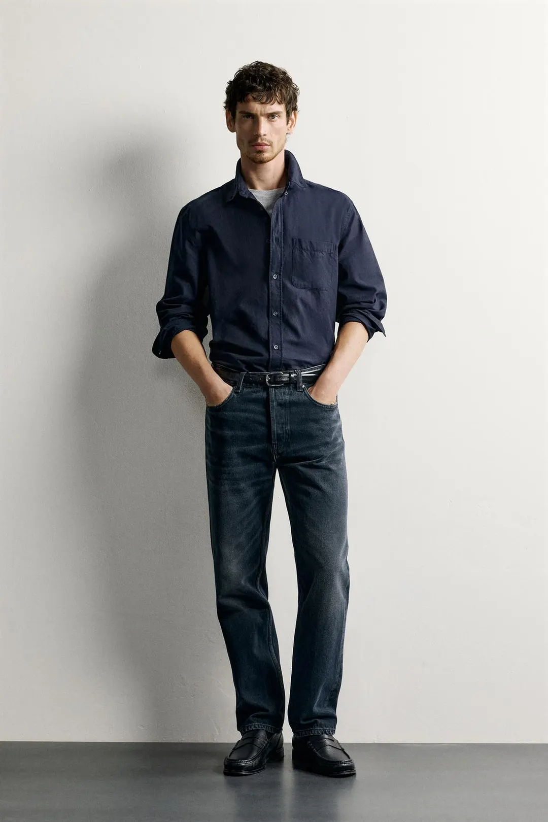 Джинсы прямого кроя, Zara