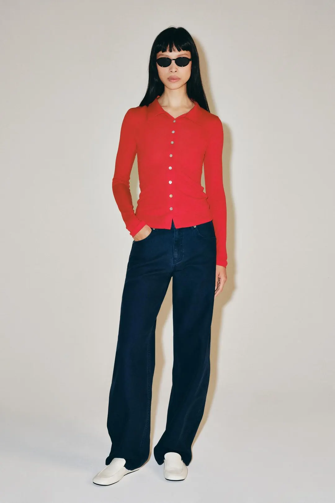 Топ на пуговицах, Zara