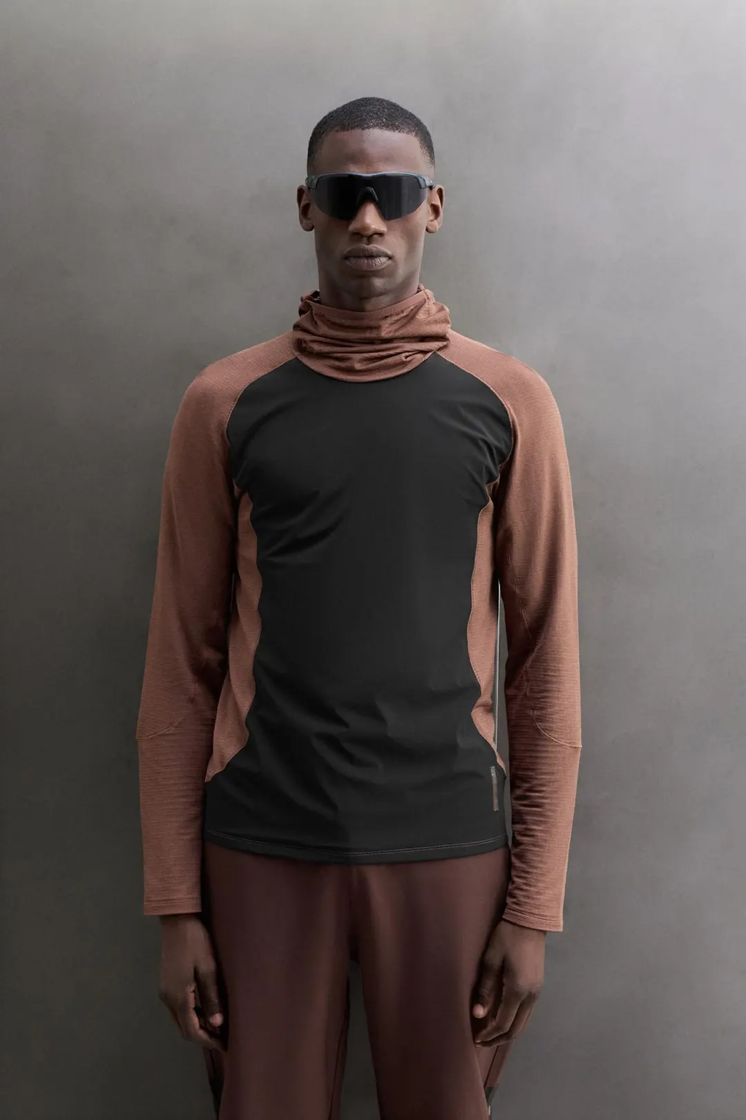 Свитшот комбинированный из технологичной ткани, Zara