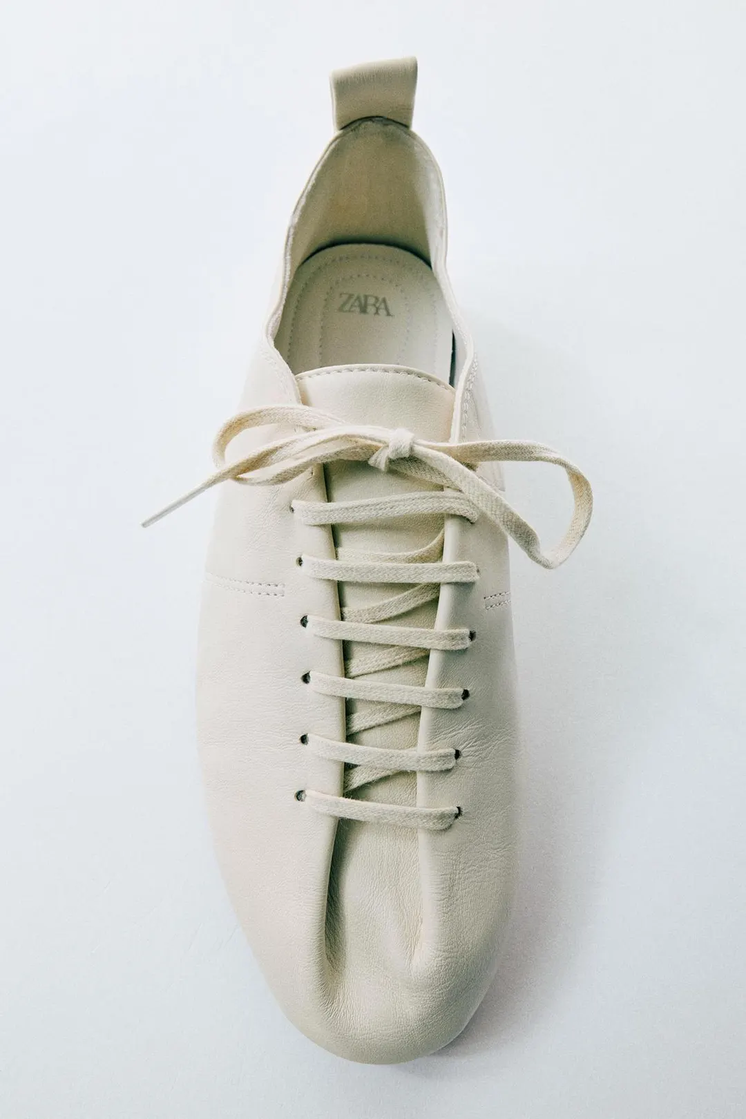 Дерби из мягкой кожи, Zara
